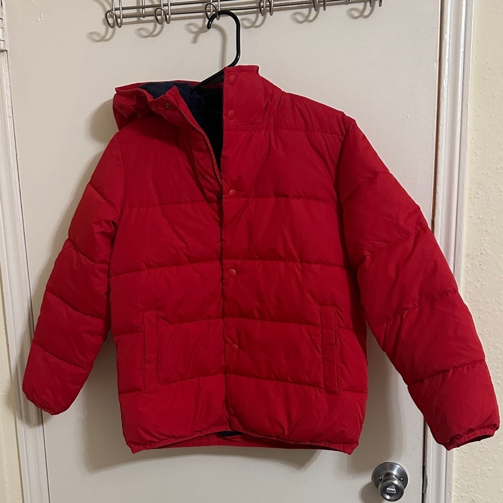NWT‎ Crewcuts Red Marshmallow Puffer Jacket Fleece Lined